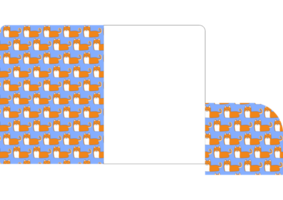 design de pasta de arquivo com tema de padrão de gato design de pasta de arquivo com tema de padrão de gato png