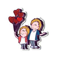 emoji couple romantique png