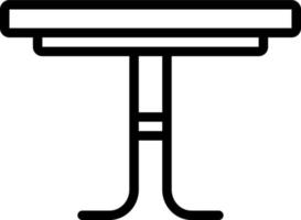 line icon for tables vector