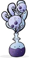 doodle character cartoon potion vector