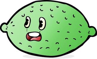 doodle cartoon lime vector