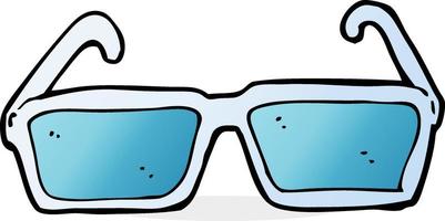 doodle cartoon spectacles vector