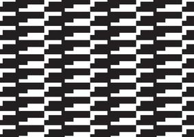 abstract pattern border Seamless black, gray and white square stripes Beautiful geometric maze pattern fabric. vector