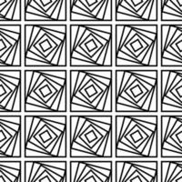 cuadrados fractales de patrones sin fisuras. adorno para textiles. fondo de pantalla de geometría abstracta vector