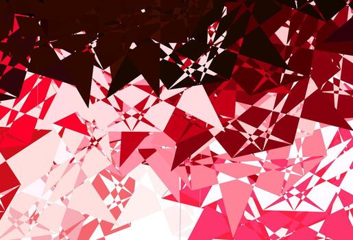 Light Pink, Red vector pattern with abstract shapes.