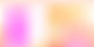 Light Pink, Yellow vector gradient blur template.