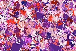 Dark Pink, Red vector pattern with polygonal shapes.