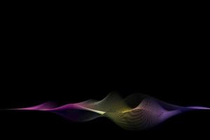 Abstract colorful wave. vector