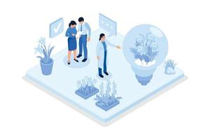 Sustainability,  green energy,  Corporate Governance concept, isometric vector modern illustration