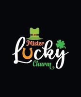 Mister lucky charm vector