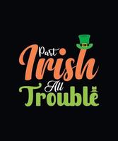 Part Irish all trouble vector