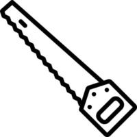 line icon for  saw vector