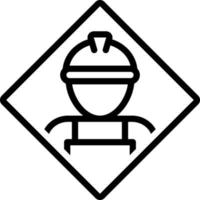 line icon for safety vector