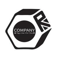 vector logo design geometry black