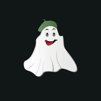 ghost vector drawing with job type character