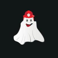 ghost vector drawing with job type character