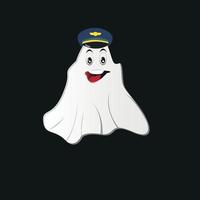 ghost vector drawing with job type character