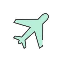 plane icon vector illustration