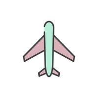 plane icon vector illustration