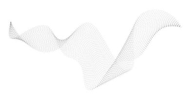 rayas abstractas onduladas. elementos vectoriales de línea curva para el diseño musical. ecualizador de sonido digital. vector