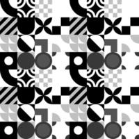 Seamless Bauhaus Abstract vector background.