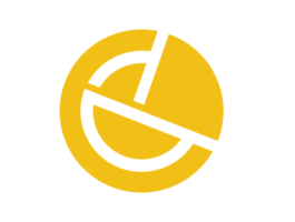 Yellow Abstract Circle Logo icon png