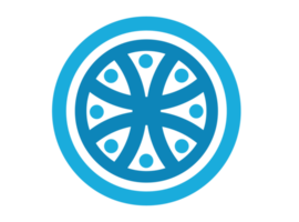 Blue Modern Circle Logo Icon png