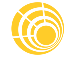 Yellow Shining Sun Logo Icon png