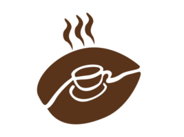 ícone do logotipo do grão de café png