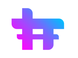 icône du logo abstrait couleur dégradé png