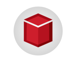 icono de logotipo de cubo png