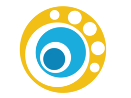 abstrakt cirkel logotyp ikon png