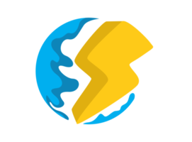 vattenkraft kraft växt logotyp ikon png