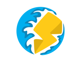 Symbol für das Logo des Wasserkraftwerks png