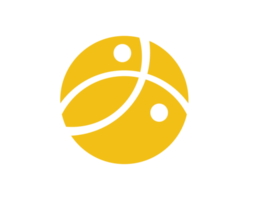 Yellow Abstract Circle Logo icon png