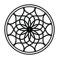 Black mandala, luxury ornamental mandala design background,mandala design,Mandala pattern Coloring book Art wallpaper design, tile pattern, greeting card,Black and White mandala vector
