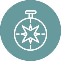 Compass Icon Style vector