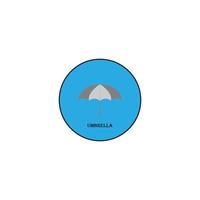 umbrella icon image symbol illustration vector design rain