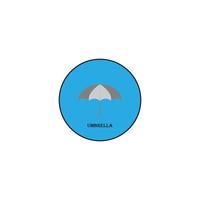 umbrella icon image symbol illustration vector design rain