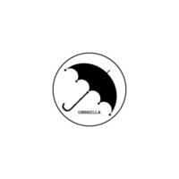 paraguas icono imagen símbolo ilustración vector diseño lluvia