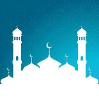 Mosque Background vector Illustration