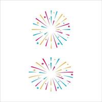 Firework vector icon illustration