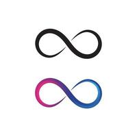 infinity logo template vector