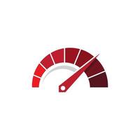 Speedometer icon for auto logo vector illustration