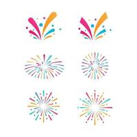 Firework vector icon illustration