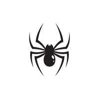 Diseño de ilustración de vector de diseño de icono de araña