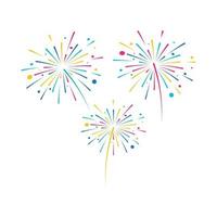 Firework vector icon illustration