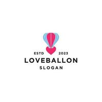 Ballon love logo template vector illustration design