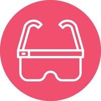 Smart Glasses Icon Style vector