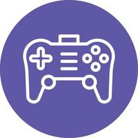 estilo de icono de gamepad vector